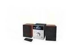 Bush CD Micro System with DAB Wooden Speakers